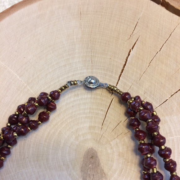 31 Bits Oxblood Necklace - Picture 4 of 6